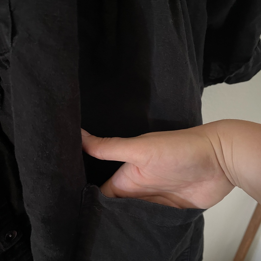 Gudrun Sjoden Black Tunic Top - Picture 4 of 4